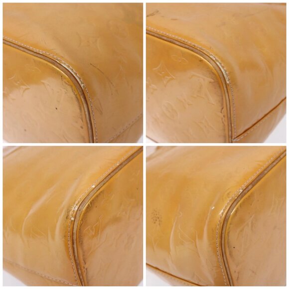 LOUIS VUITTON Monogram Vernis Houston Bag Marshmallow Pink LV Auth - Picture 16 of 16